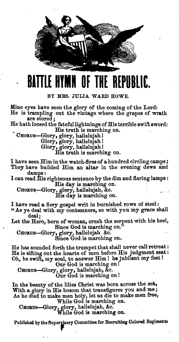 Image 1 of 1, Battle hymn of the Republic. By Mrs. Julia Ward Ho
